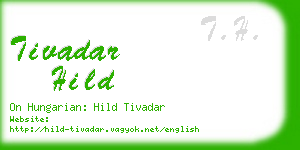 tivadar hild business card